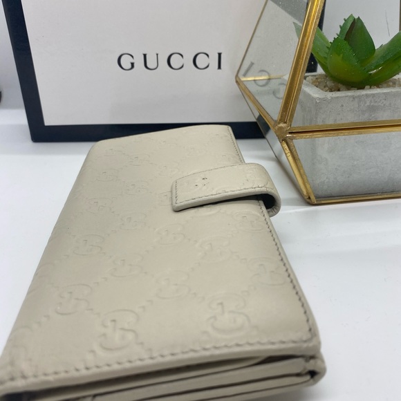 Pre-Owned Gucci Bow Guccissima Long Wallet - Picture 8 of 12